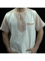 Chemise manches courtes 100% coton Bio