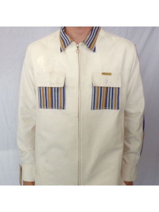 Veste Surchemise Zippée 100% coton bio