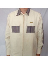 Veste Surchemise Zippée 100% coton bio